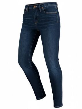 Madewell 9” High Rise Skinny Jeans Womens 28 Dark Wash Tencel Stretch F8990